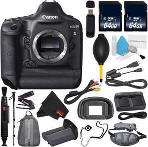 6Ave Canon EOS-1D X DSLR Camera International Version (No Warranty) + Lens Pen Cleaner + Microfiber Cloth + Battery Grip