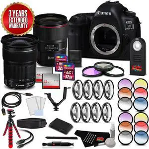 Canon EOS 5D Mark IV DSLR Camera International Version (Body Only) + Canon EF 35mm f/1.4L II USM Lens Kit