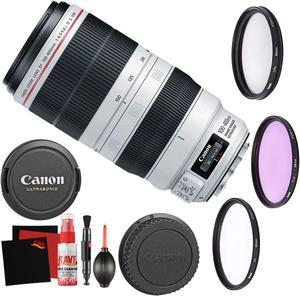 Canon EF 100-400mm f/4.5-5.6L is II USM Lens Accessory Bundle International Model