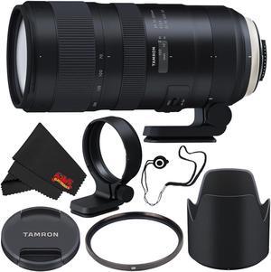 6Ave Tamron SP 70-200mm f/2.8 Di VC USD G2 Lens for Nikon F (International Model) + 77mm UV Filter + Lens Cap Keeper + M