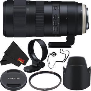 6Ave Tamron SP 70-200mm f/2.8 Di VC USD G2 Lens for Canon EF (International Model) + 77mm UV Filter + Lens Cap Keeper +