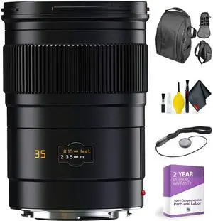 Leica Summarit-S 35mm f/2.5 ASPH CS Lens + Deluxe Lens Cleaning Kit