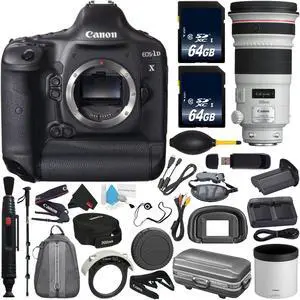 Canon EOS-1D X DSLR Camera International Version (No Warranty) + Canon EF 300mm f/2.8L is II USM Lens +