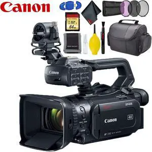 Canon XF405 UHD 4K60 Camcorder with Dual-Pixel Autofocus - Deluxe Bundle