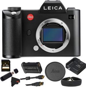 Leica 4 SL Type 601, Mirrorless Camera, Black (10850) W/ 128GB Bundle