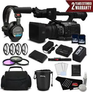 Panasonic AG-UX180 4K Premium Professional Camcorder International Version Deluxe Plus Warranty Bundle