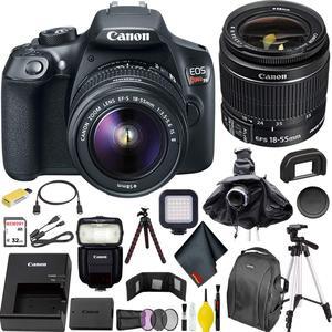 Canon EOS Rebel T6 DSLR Camera with 18-55mm Lens + External Flash Kit