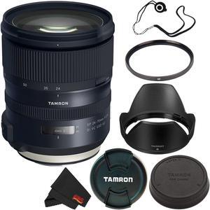 6Ave Tamron SP 24-70mm f/2.8 Di VC USD G2 Lens Canon EF (International Model) + 82mm UV Filter + Lens Cap Keeper + Micro