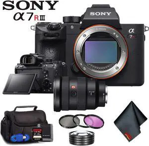 Sony Alpha a7R III Mirrorless Digital Camera (Body Only) + 16-35mm Lens + Filter Kit + Memory Card Kit + Carrying Case