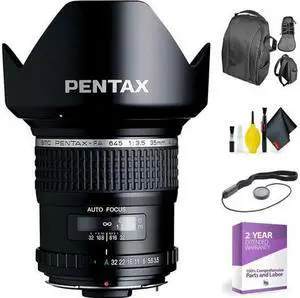 smc FA 645 35mmf/3.5 AL IF Lens + Deluxe Lens Cleaning Kit (International Model)