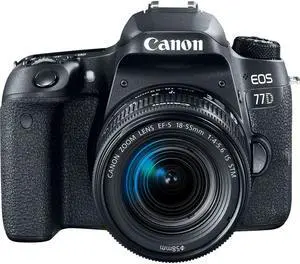 Canon EOS 77D DSLR Camera with 18-55mm Lens