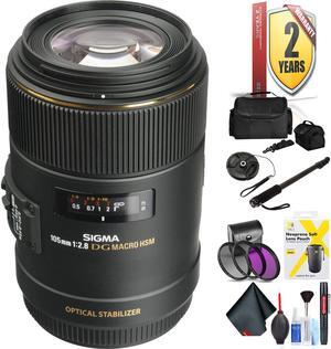Sigma 105mm F/2.8 Ex Dg Os HSM Macro Lens for Canon 6D, 5D Mark IV, 5D Mark III, 5D Mark II, 6D Mark II, 5Dsr, 5Ds, 1Dx,
