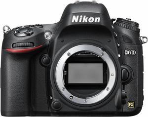 Nikon D610 24.3 MP CMOS FX-Format Digital SLR Camera (Body Only) International Version