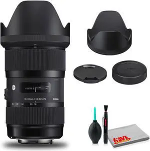 Sigma 18-35mm f/1.8 DC HSM Art Lens for Canon EF Standard Kit