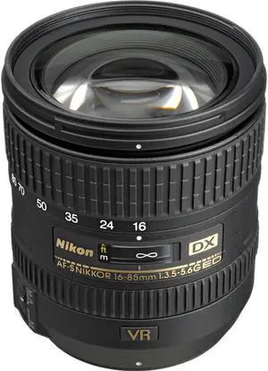Nikon AF-S DX NIKKOR 16-85mm f/3.5-5.6G ED VR Lens