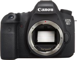 Canon EOS 6D 20.2 MP CMOS Digital SLR Camera with 3.0-Inch LCD (Body Only) - Wi-Fi Enabled International Version