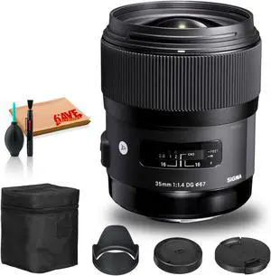 Sigma 35mm f/1.4 DG HSM Art Lens for Canon EF Standard Kit