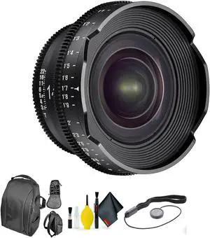 Rokinon Xeen 14mm T3.1 for Canon + Deluxe Lens Cleaning Kit Bundle