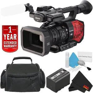 Panasonic AG-DVX200 4K Handheld Camcorder - Starter Bundle with 1 Year Extended Warranty