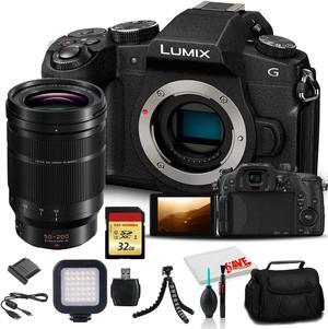 Panasonic DG 50-200mm Lens + Panasonic Lumix DMC-G85 Mirrorless Digital Camera Body Only (Kit Box)