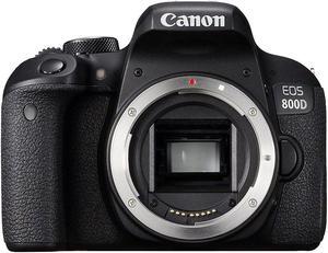 Canon EOS 800D Digital SLR Camera Black (International Model No Warranty)