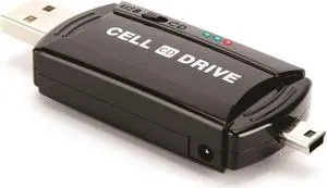 Cell Drive 4 GB Back-Up Power, USB 2.0 Charge, Data Sync and Mass Bundle