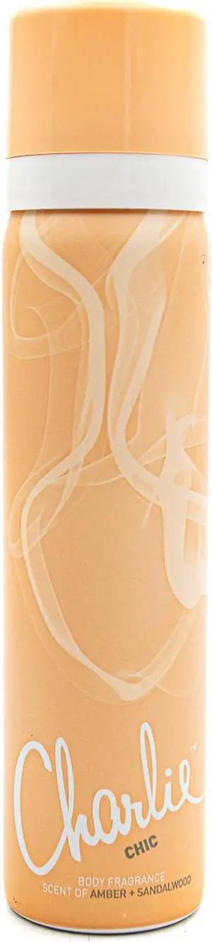 Revlon Charlie CHIC Body Fragrance Spray, Amber + Sandalwod 2.5 fl oz Revlon Charlie CHIC Body Fragrance Spray, Amber + Sandalwod 2.5 fl oz