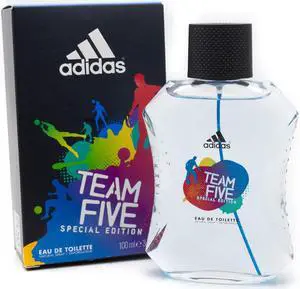 Adidas TEAM FIVE Special Edition Eau de Toilette Spray  3.4 fl oz