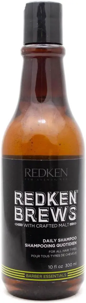 REDKEN Brews with Handcrafted Malt Daily Shampoo for All Hair Types  10 fl oz