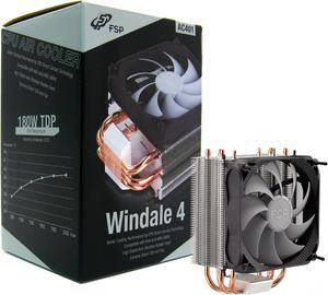 FSP Windale 4 CPU Cooler 4 Direct Contact Heatpipes 6mm Aluminum Alloy with 120mm PWM Fan (AC401)