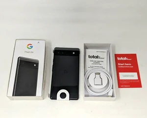 Google Pixel 6a 5G GX7AS 128GB Total by Verizon 6.1 in 6GB RAM Smartphone - Charcoal - Mint Google Pixel 6a 5G GX7AS 128GB Total by Verizon 6.1 in 6GB RAM Smartphone - Charcoal - Mint