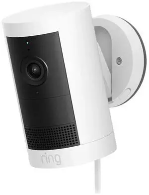 Ring Outdoor Cam Plus (Plug-In), 2K Indoor/Outdoor Security Camera, White Ring Outdoor Cam Plus (Plug-In), 2K Indoor/Outdoor Security Camera, White