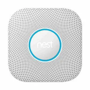 Nest Protect S3000BWES 2nd Generation Battery Smoke & Carbon Monoxide Alarm - White