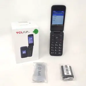 TCL Flip Go 4058W 8GB T-Mobile Only 2.8 inch 1GB RAM Phone - Midnight Blue - Mint