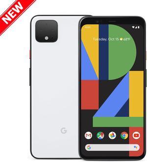 Google Pixel 4 128GB G020l GSM  CDMA Factory Unlocked 4G LTE 57 POLED Display 6GB RAM Snapdragon 855 GOOGLE EDITION Smartphone  Clearly White