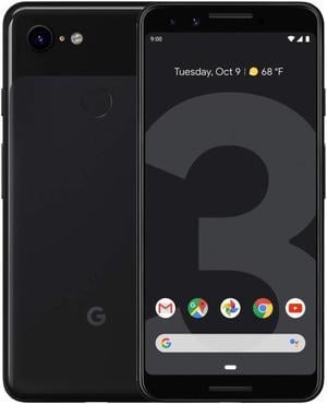 Google Pixel 3 XL 128GB Unlocked 4G LTE 63 POLED Display 4GB RAM 122MP Rear  Dual 8MP8MP Front Camera Phone  Just Black