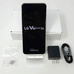 LG V60 ThinQ 5G 128GB LM-V600TM Unlocked 6.8 in 8GB RAM Smartphone - Classy Blue - Good