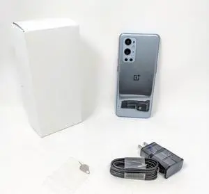 Oneplus 9 Pro 5G LE2127 256GB GSM Unlocked 6.7 inch AMOLED Display 12GB RAM Smartphone - Morning Mist - Like New