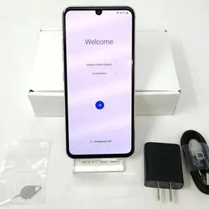 LG V60 ThinQ 5G 128GB LM-V600TM GSM Unlocked 8GB RAM Smartphone - Classy White - Good