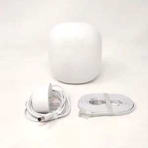 Google - Nest Wifi Pro 6e AXE5400 Tri-Band GA03030-US Mesh Router - Snow - Mint
