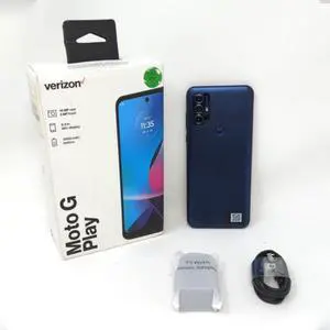 Motorola G Play MOTXT22711PP 32GB Verizon  6.5 inch 3GB RAM Prepaid Smartphone - Navy Blue - OB