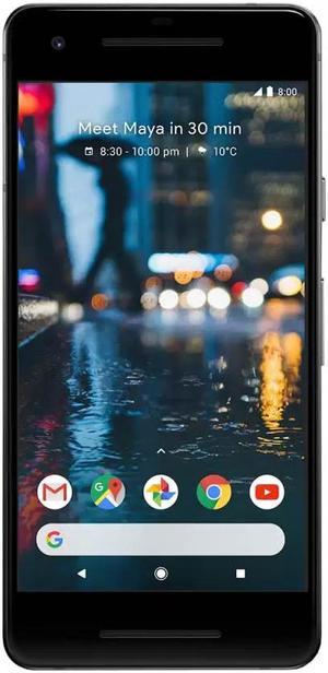 Google Pixel 2 64GB G011A GSM  CDMA Factory Unlocked 5 AMOLED Display 4GB RAM 122MP Smartphone  Just Black  USA Version