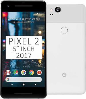 Google Pixel 2 64GB G011A GSM + CDMA Factory Unlocked 5" AMOLED Display 4GB RAM 12.2MP Smartphone -  Clearly White - USA Version