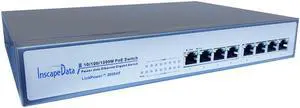 LinkPower 2008AF 8 Port Gigabit PoE switch, IEEE802.3af, each port 15.4W, total 120W,standard 1U rack, built-in power supply