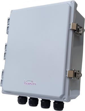 LinkPower™ LPS3800AFM-T1 Outdoor 14-Port Managed Gigabit PoE Switch with 2 RJ45 & 4 SFP Fiber Optic Gigabit Uplink Ports