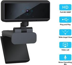 Anivia 1080p HD Auto Focus Webcam, USB Desktop Laptop Camera, Mini Plug and Play Video Calling Computer Camera, Built-in Mic, Flexible Rotatable Clip
