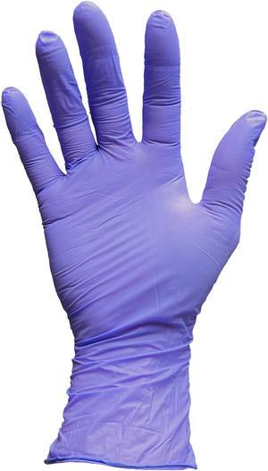 Innovative Haus Indigo X Large Powder Free Nitrile Gloves. 3.6 Mil Latex Free Non Allergenic Multi Purpose Non Sterile Disposable Gloves. Puncture Resistant and Textured for Extra Grip. 100 Pack XL