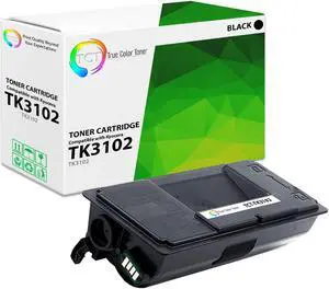 True Color Toner TK3102 Toner Cartridge - Premium Compatible Replacement for Kyocera-Mita TK-3102 TK3102 Black Works With Kyocera-Mita Ecosys FS 2100DN