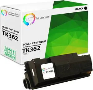 True Color Toner TK362 Toner Cartridge - Premium Compatible Replacement for Kyocera-Mita TK-362 TK362 Black Works With Kyocera-Mita FS 4020D 4020DN