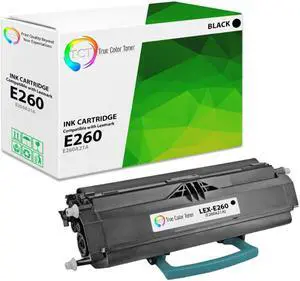 TCT Premium Compatible Toner Cartridge Replacement for Lexmark E260 E260A21A Black Works With Lexmark E260 E360 E460 E46x
